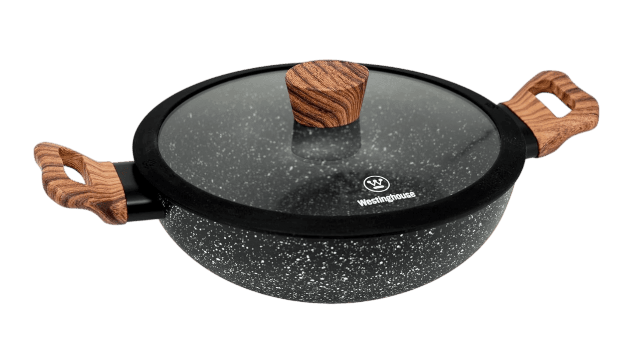 MINI WOK 26 CM DE MÁRMOL MANGO MADERA - WESTINGHOUSE