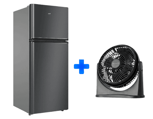 REFRIGERADOR TCL 130L DIFROST + VENTILADOR DE 20 CM
